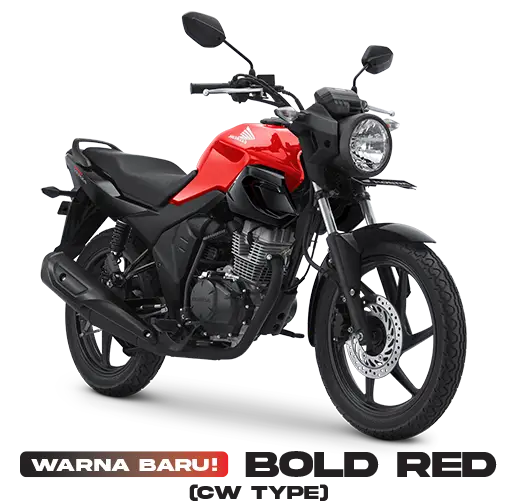 Honda CB Verza CW warna Bold Red (CW Type)